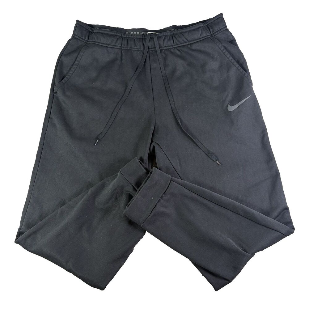 Nike Therma Tapered Training Pants Mens XL Black Activewear Training Gym Winter